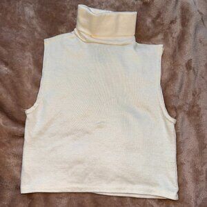 White Stag Sleeveless Turtleneck Top